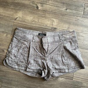 Bebe Small Brown Trouser Shorts